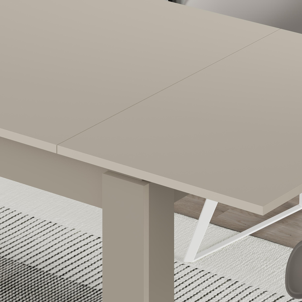 Decortie Tolmen 6 Seater Sandstone Dining Table Image 3