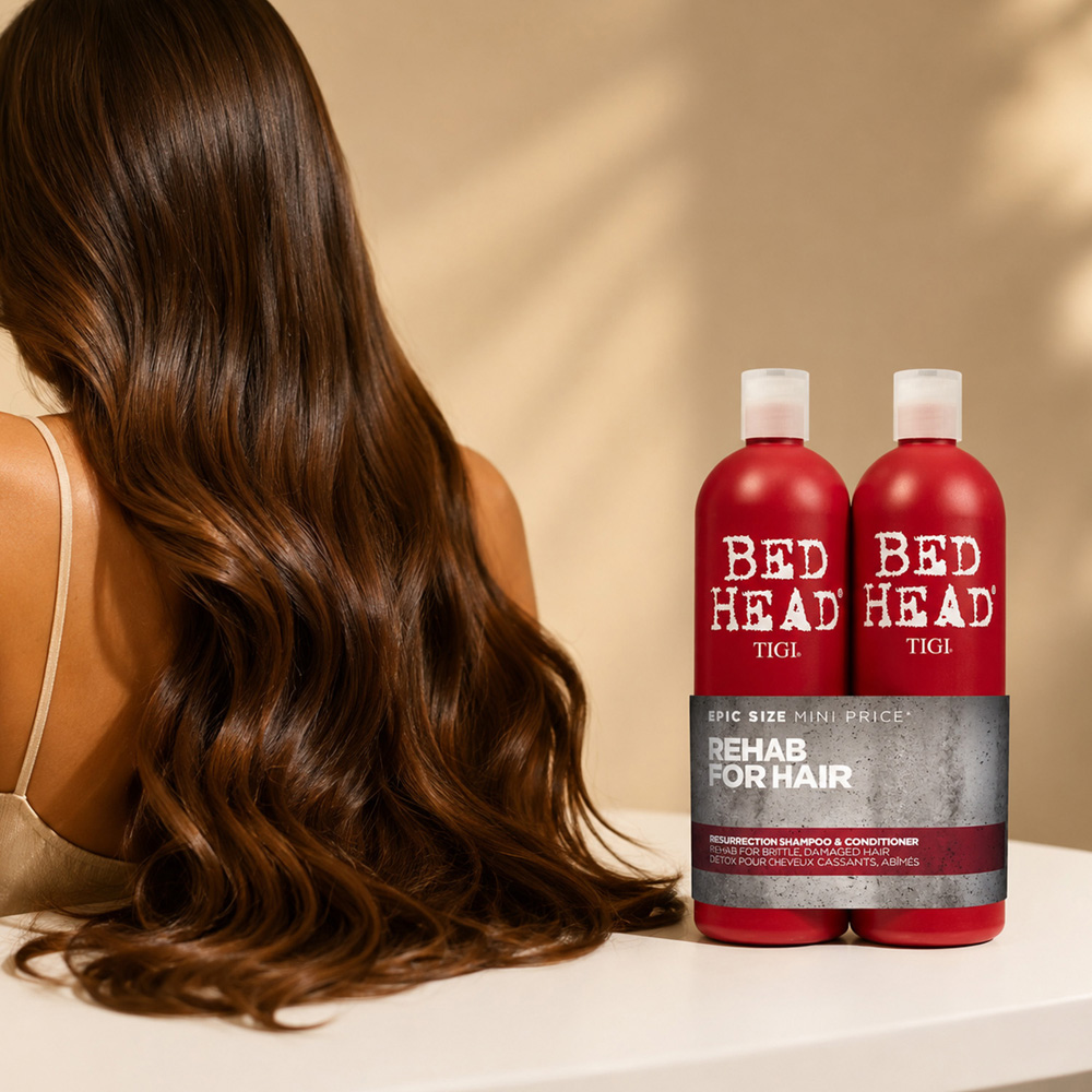 TIGI Bed Head Urban Antidotes Resurrection Shampoo and Conditioner Set 750ml 6 Pack Image 8