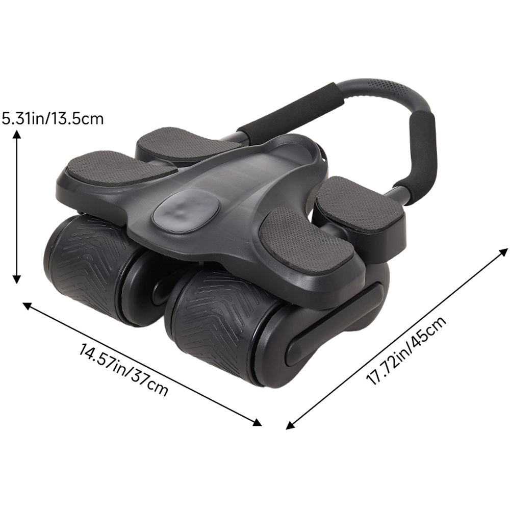 H&O Direct Rebound Abdominal Roller with 4 Wheels Image 6