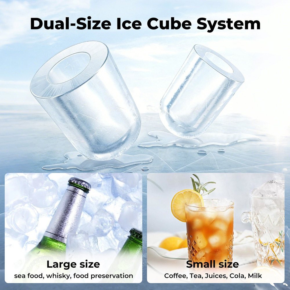Spector ICE1005-12KG-BK-UK Countertop Ice Maker Machine 100W Image 8