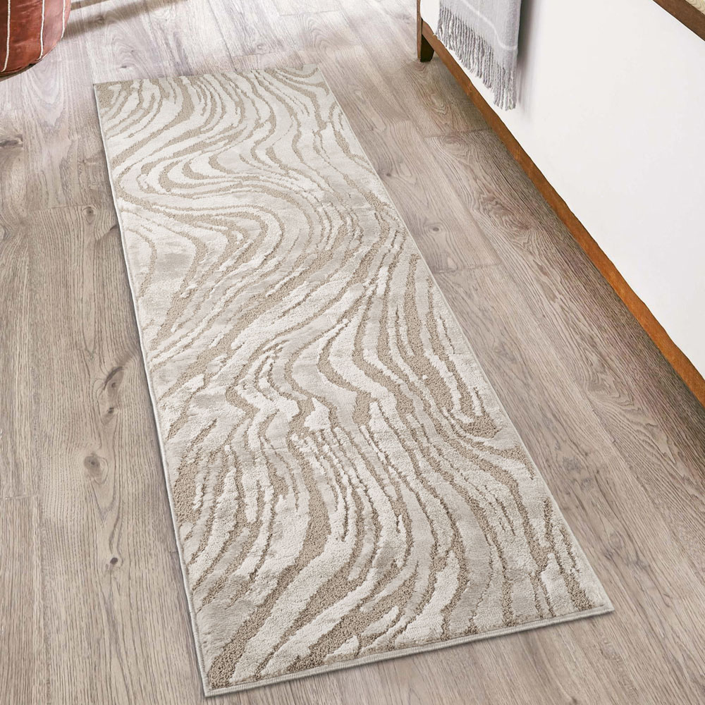 Desire Rugs Hamilton Mocha Marble Rug 60 x 220cm Image 2