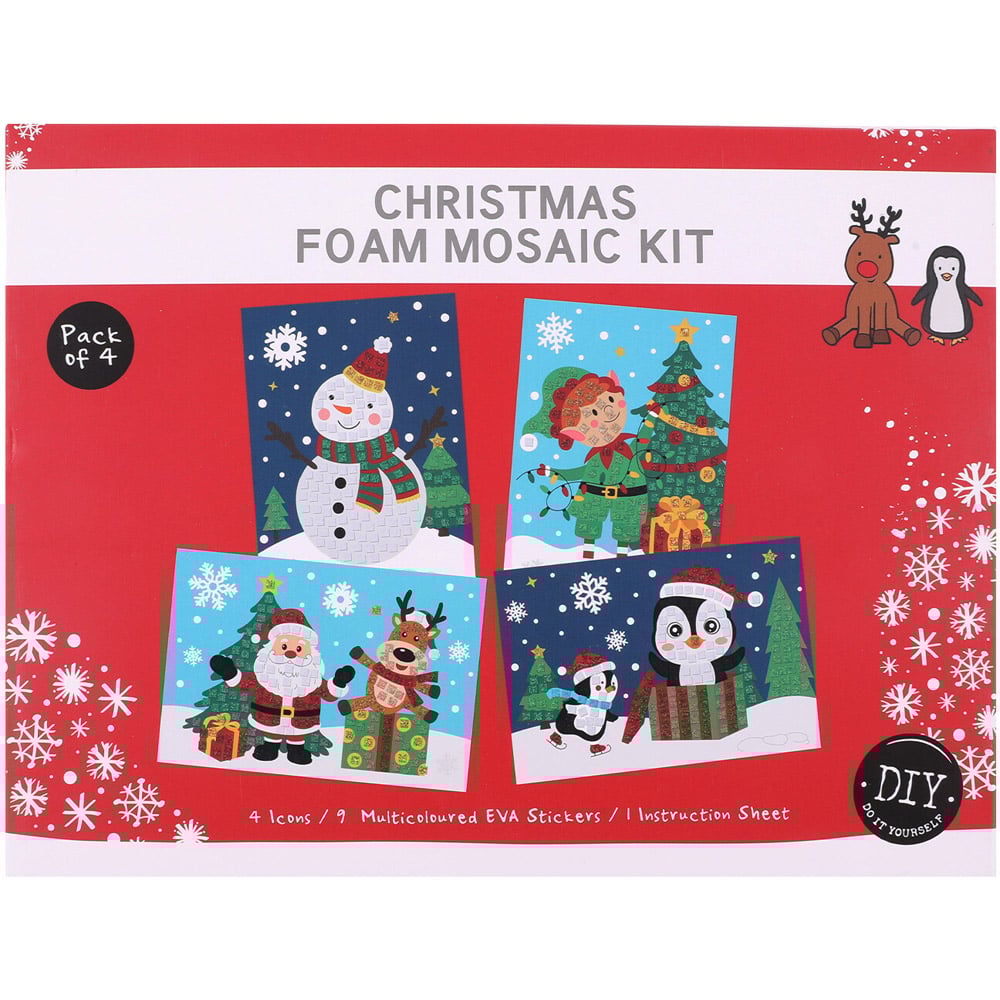Crafty Club Christmas Foam Mosaic Kit Image 1