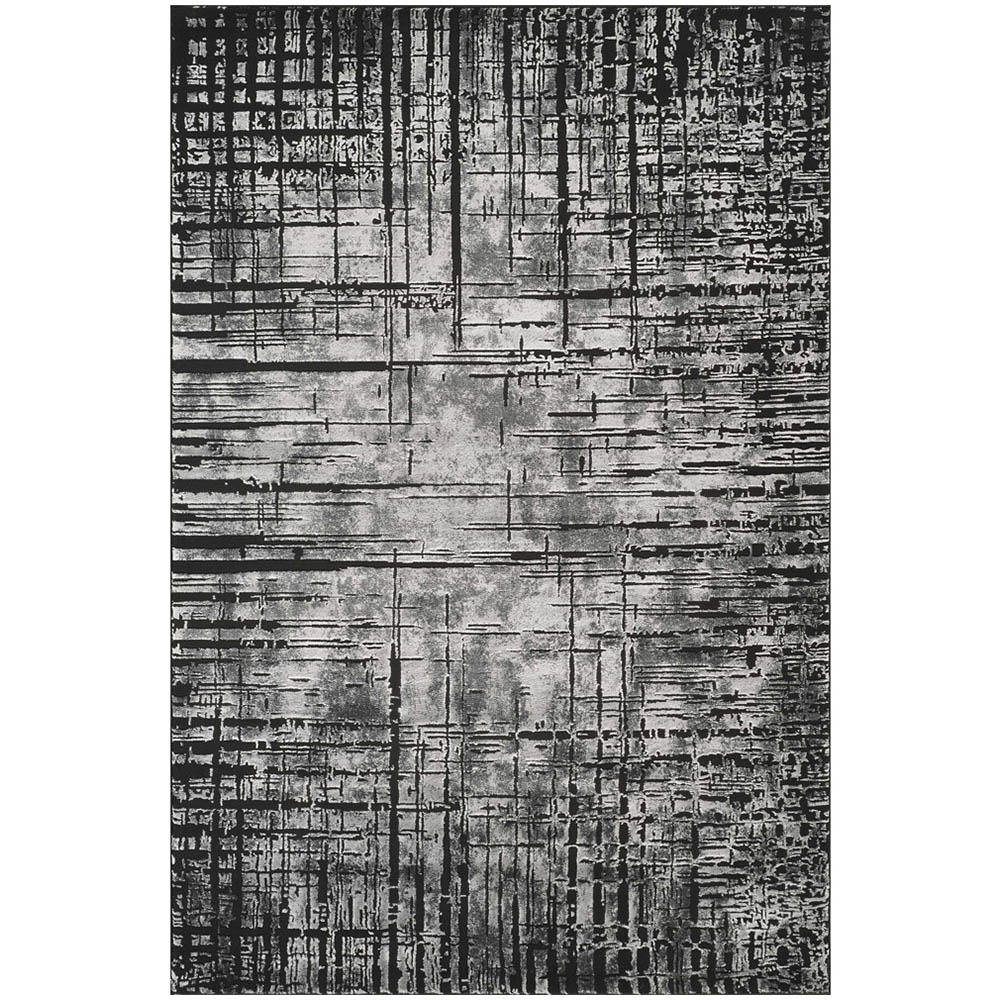 Desire Rugs Belgravia Metallic Sheen Nexus Design Grey Rug 160 x 230cm Image 1
