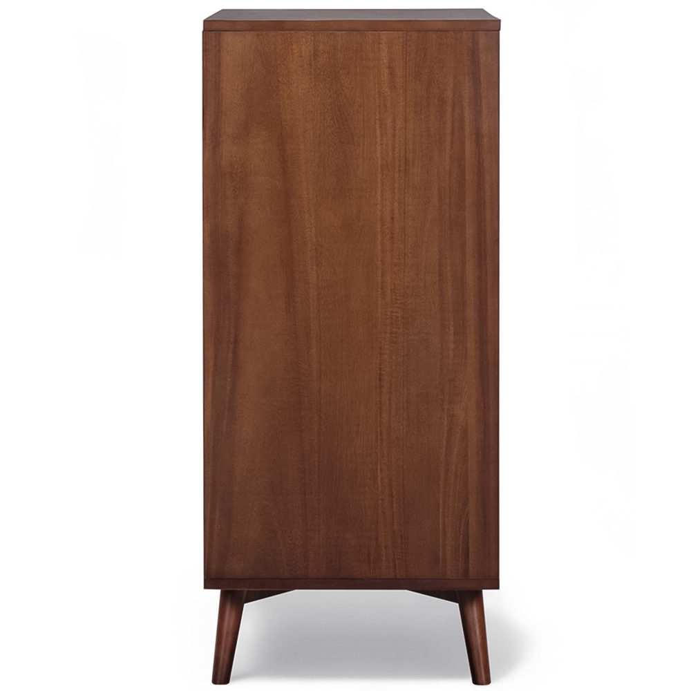 Teamson Home Tremolo 4 Drawer Walnut Dresser Image 4