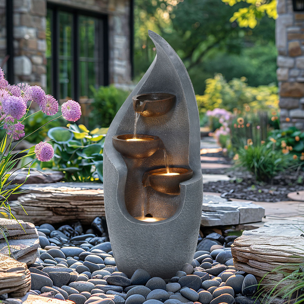 Charles Bentley Tiber Mains Powered Cascading Water Feature Image 2