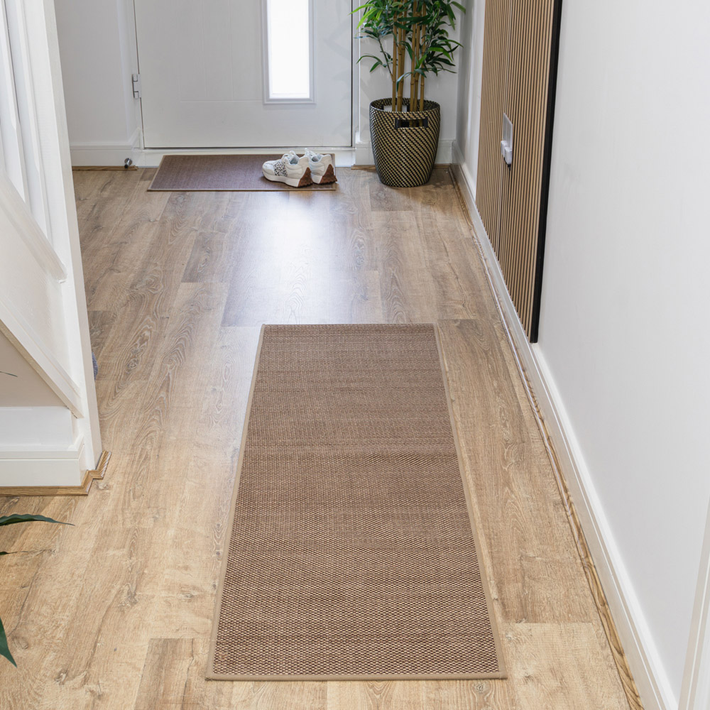 JVL Antarra Beige Rubber Backed Door Runner 50 x 150cm Image 2