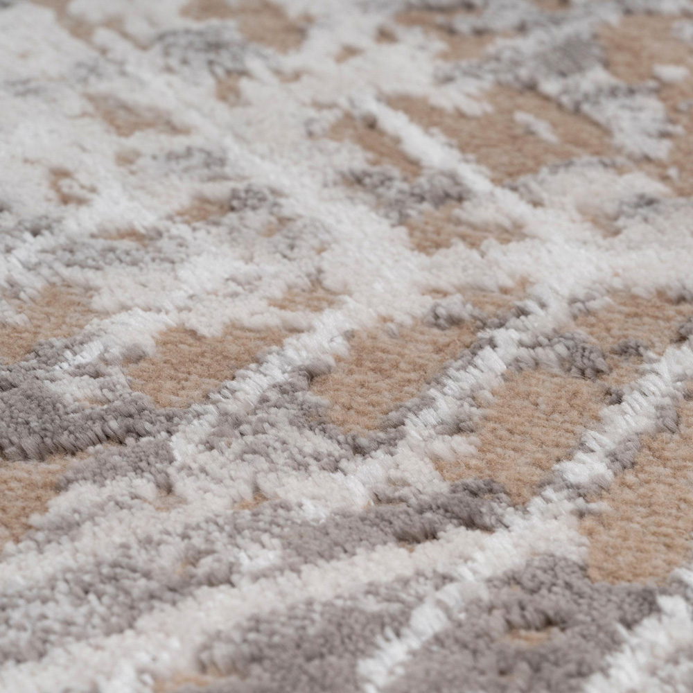 Kukoon Hatton Busby Beige Abstract Rug 200 x 290cm Image 3