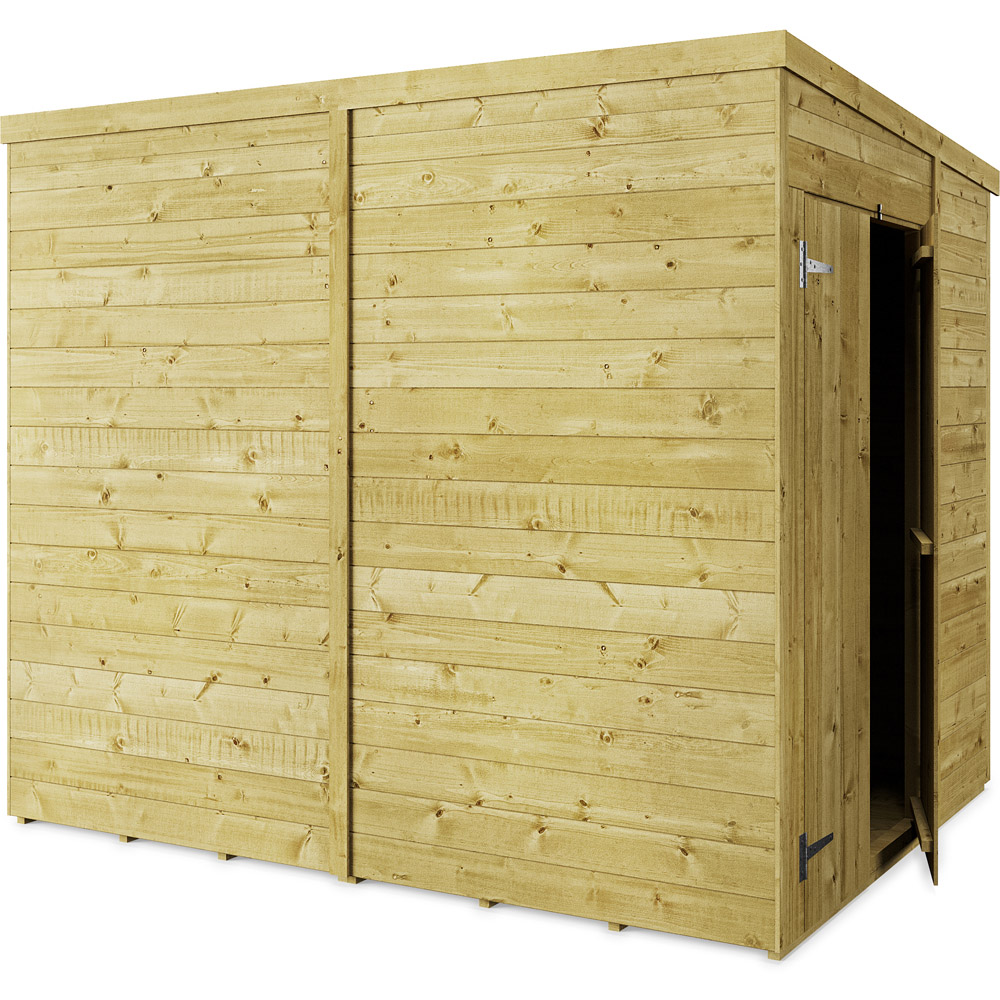 StoreMore 8 x 6ft Double Door Tongue and Groove Pent Shed Image 2