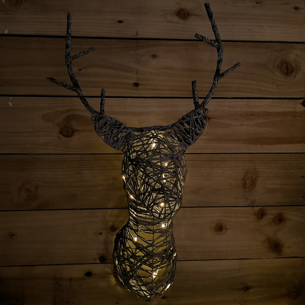Samuel Alexander Christmas Stag Wall Hanging Decoration 55 x 69cm Image 5