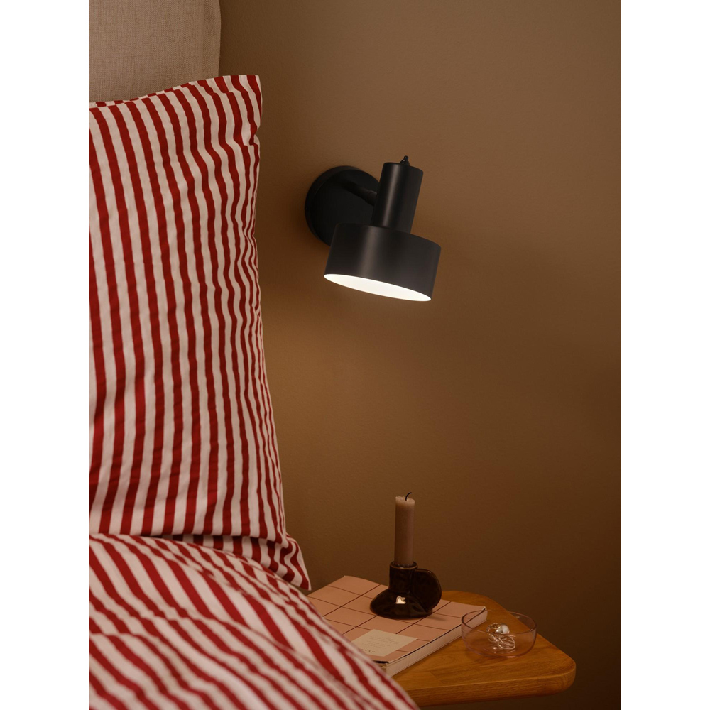 Nordlux Matis E27 Black Wall Light Image 2