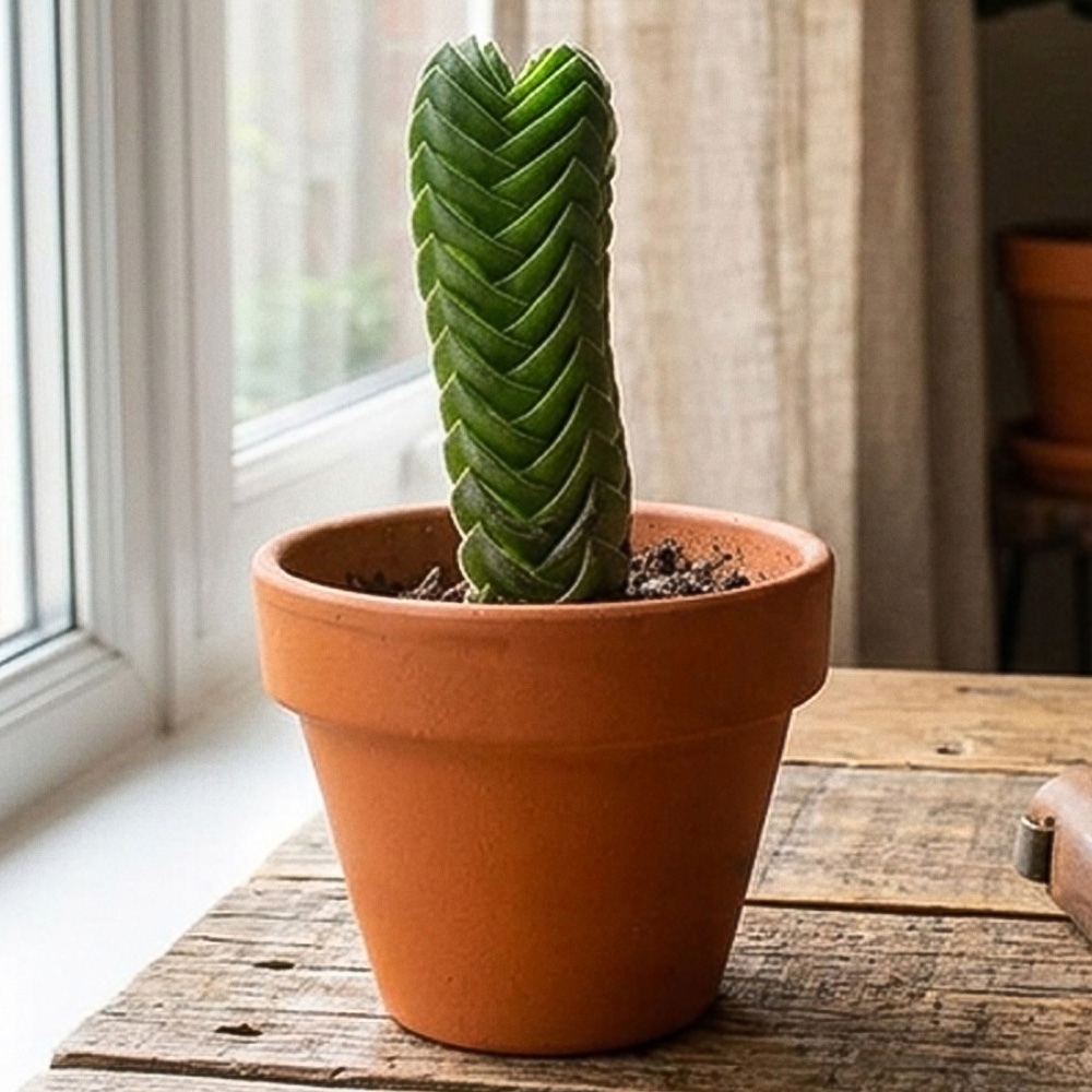 Thompson and Morgan Crassula Buddhas Temple Plant Pot 6cm 2 Pack Image 1