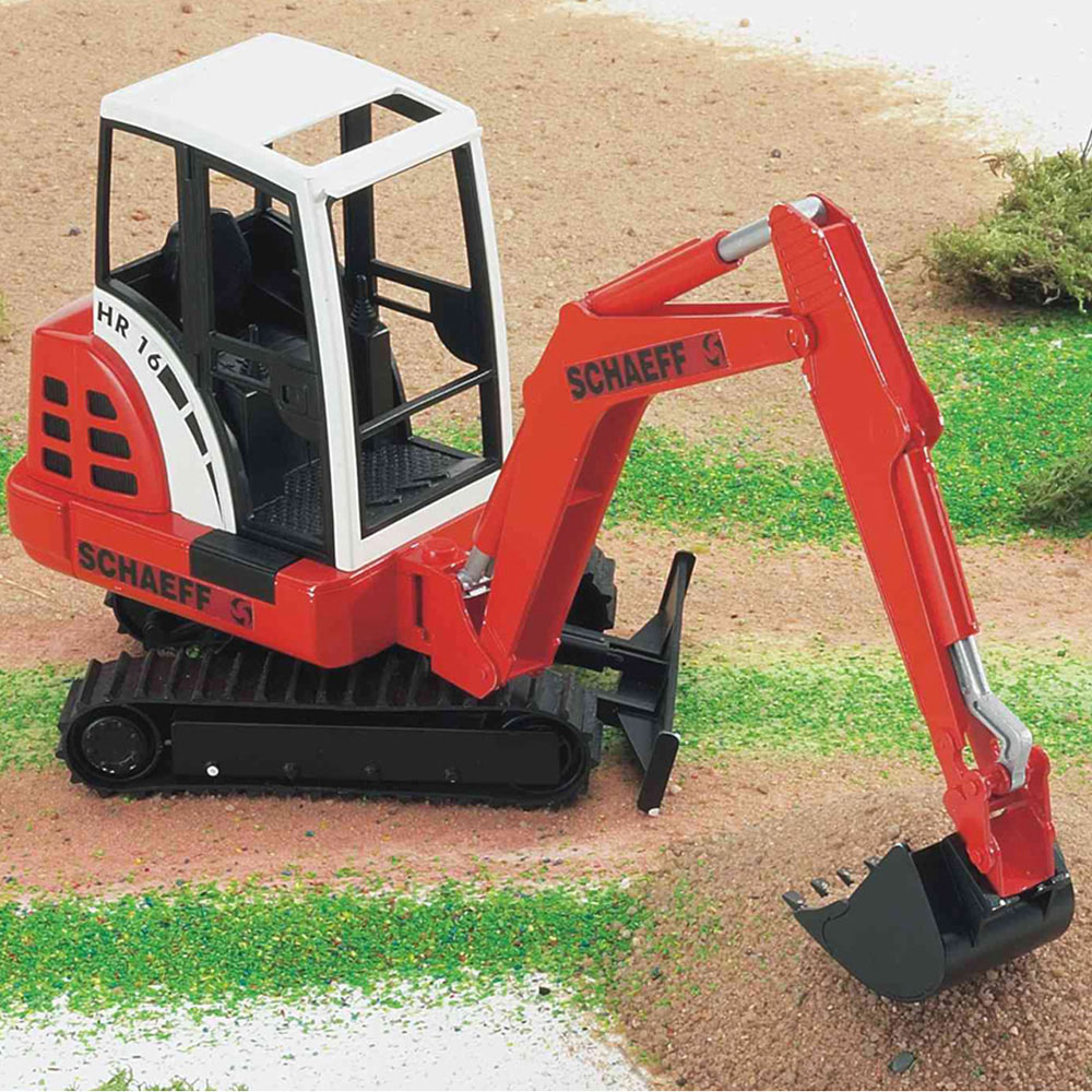 Bruder Kids Schaeff HR16 Mini Tracked Excavator Playset Model Image 2