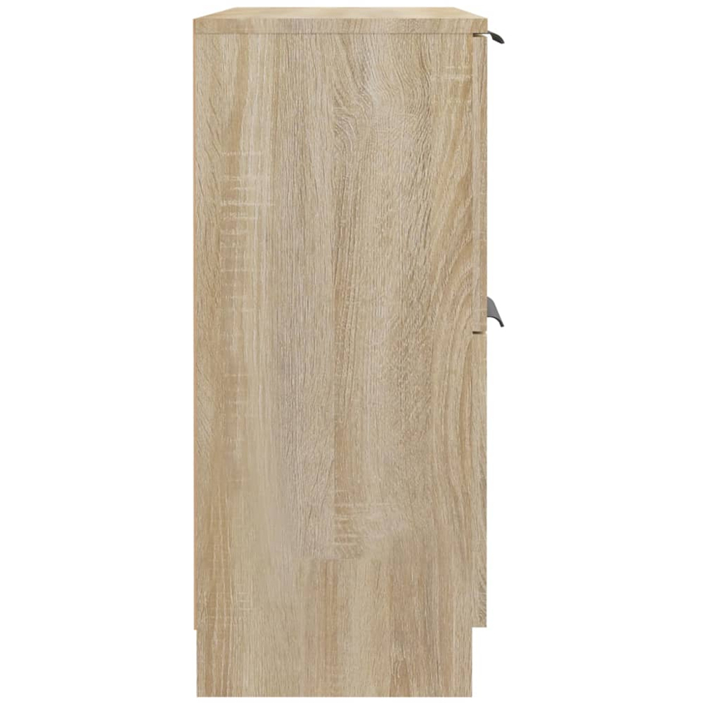 vidaXL 4 Door Sonoma Oak Sideboard Image 6