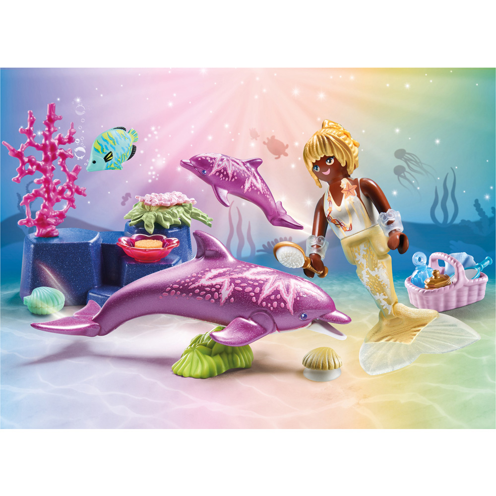 Playmobil Mermaid with Dolphins Playset 28 Piece Image 5