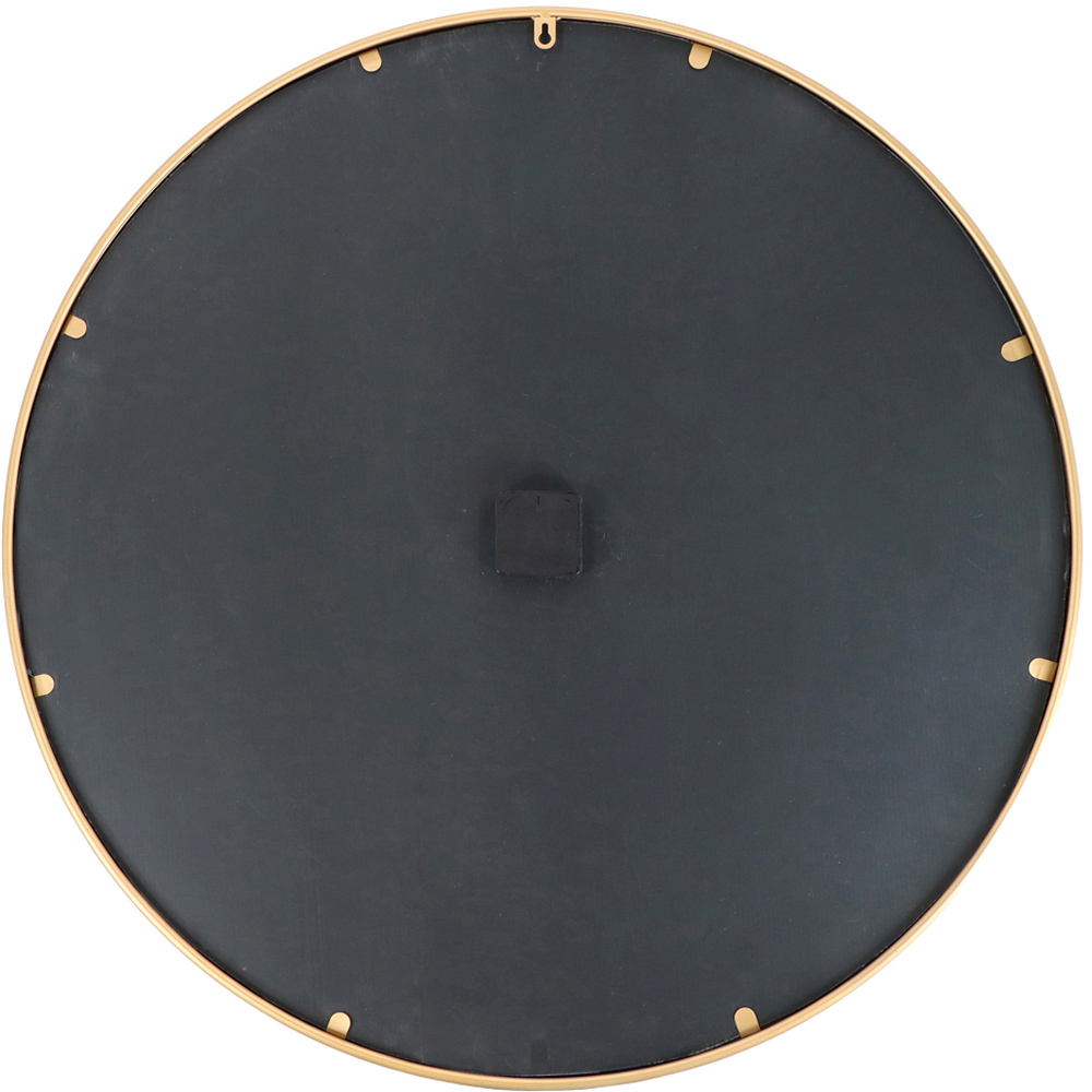 Charles Bentley Coniston Gold Mirrored Round Skeleton Indoor and Outdoor Wall Clock 80cm Image 5