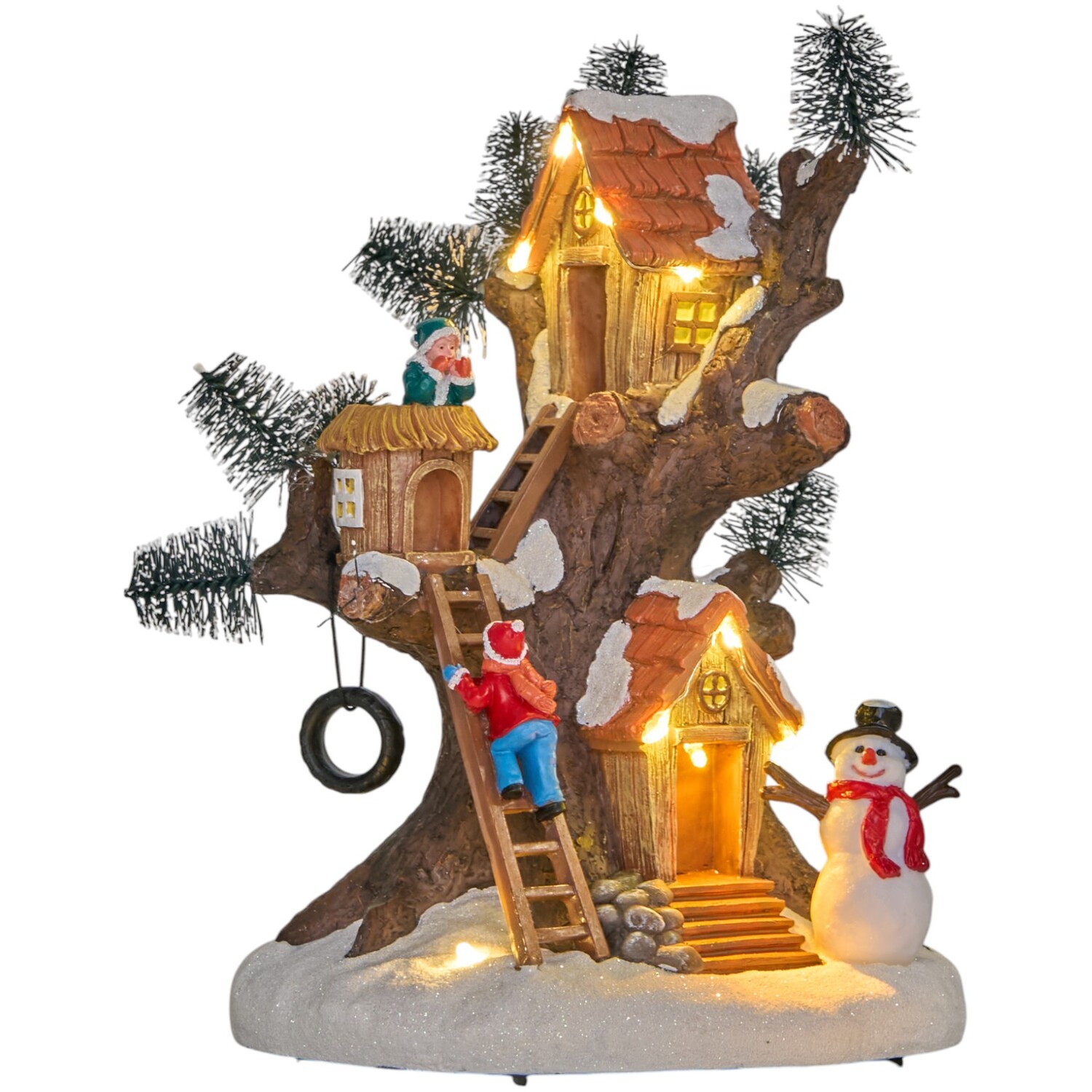 Festive Tree House Scene Image 1
