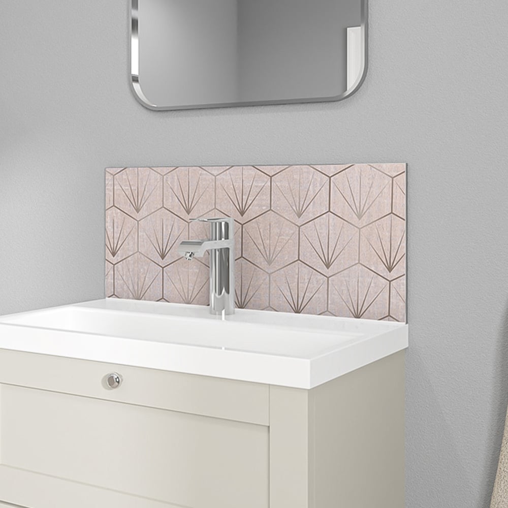 Wetwall Alloy Stella Rosa Splashback 600 x 250mm Image 1