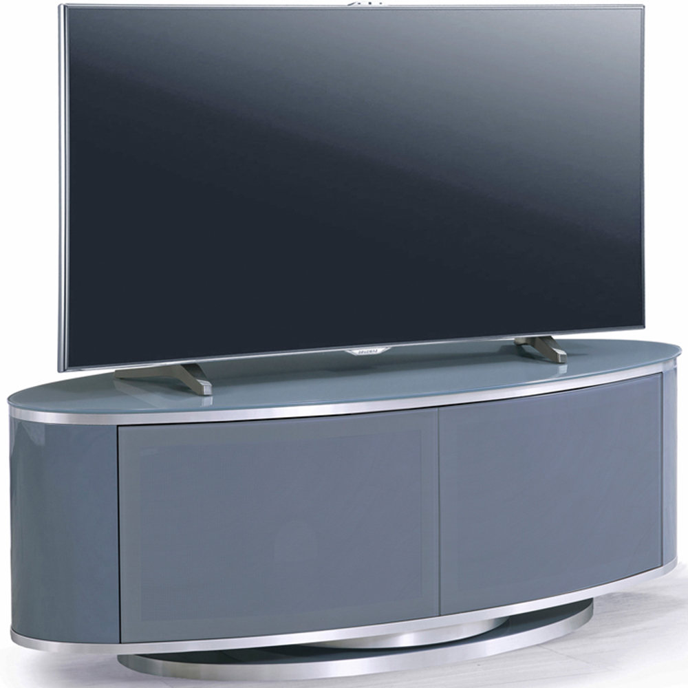 MDA Designs Luna 2 Door Grey TV Unit Image 5
