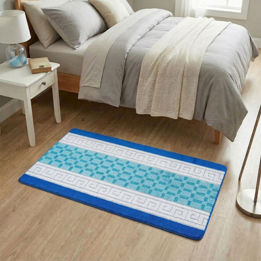 Smart Living Blue Gel Back Non-Slip Door Mat 50 x 80cm Image 4