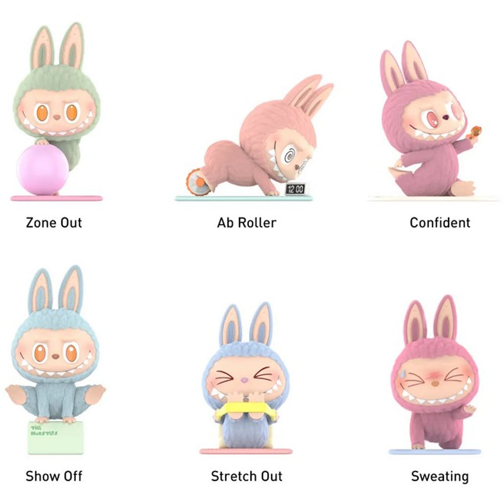 Pop Mart The Monsters Labubu Lazy Yoga Series Blind Box Image 3