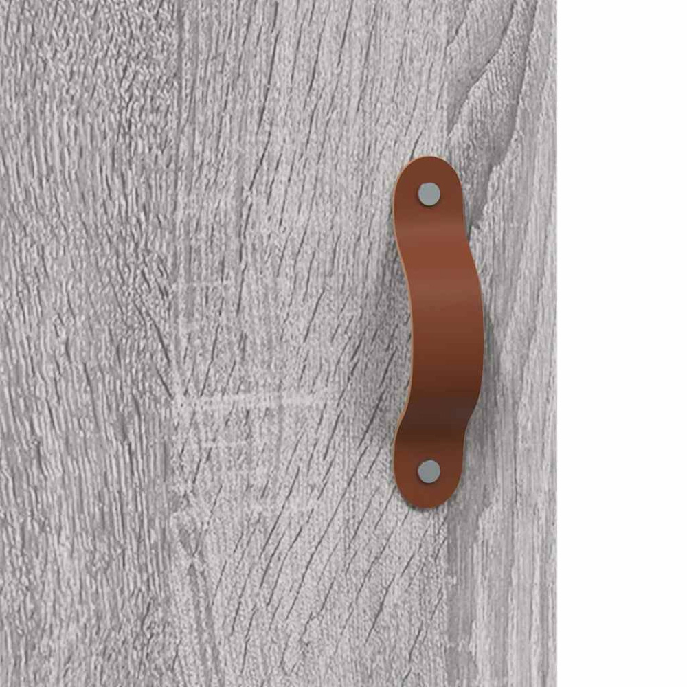 vidaXL 2 Door Grey Sonoma Highboard Image 9