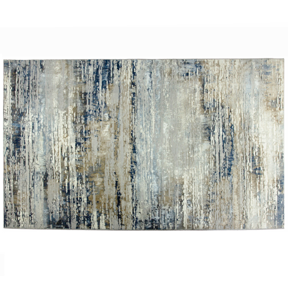 Esselle Home Solar Neptune Natural and Blue Rug 120 x 170cm Image 3