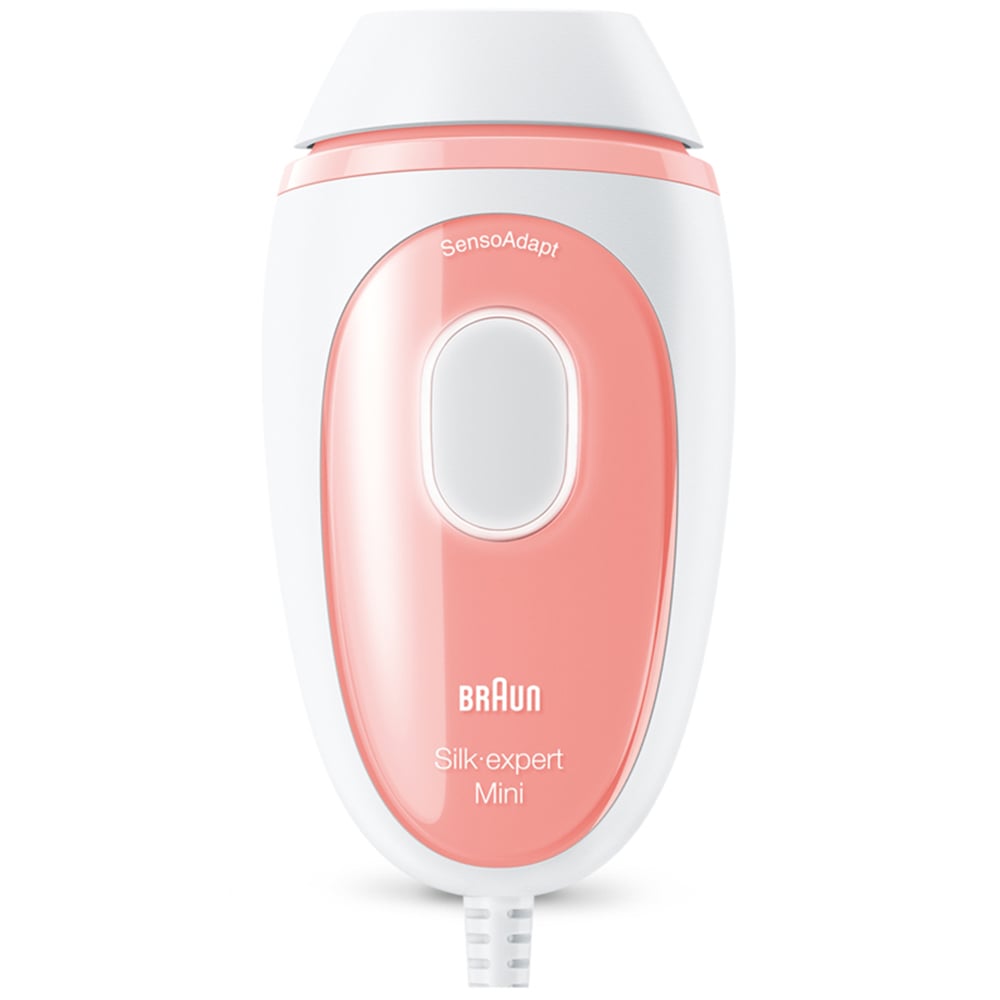 Braun Silk Expert PL1014 For Women White and Pink IPL Mini Hair Removal Device with Pouch Image 2