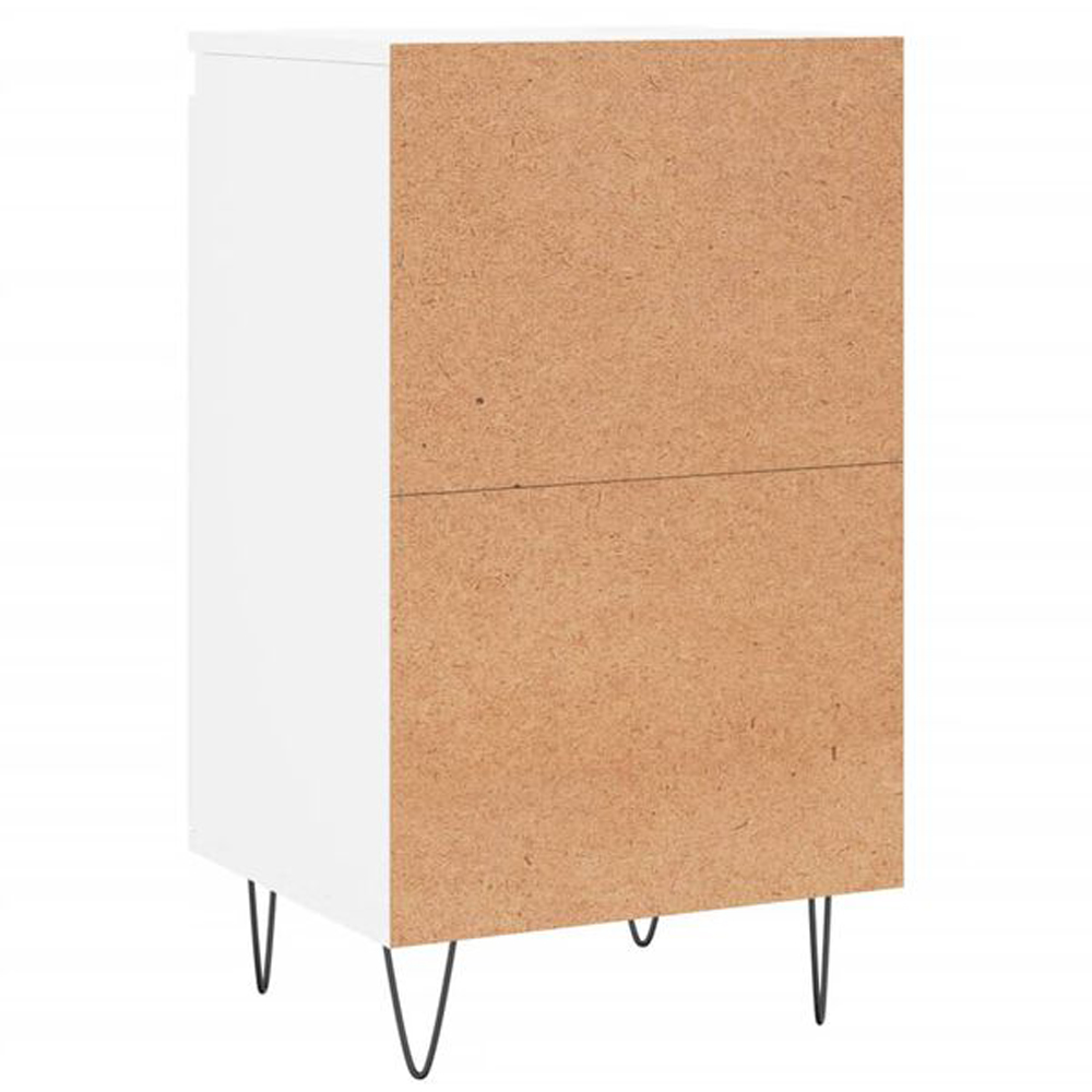 vidaXL Single Door White Sideboard Image 5