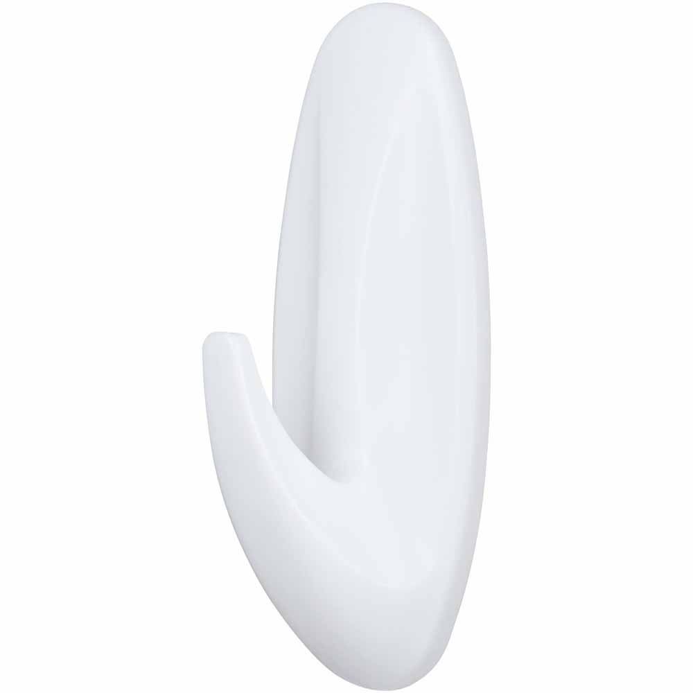 Command Damage Free Medium White Designer Hooks 2 pack Image 4