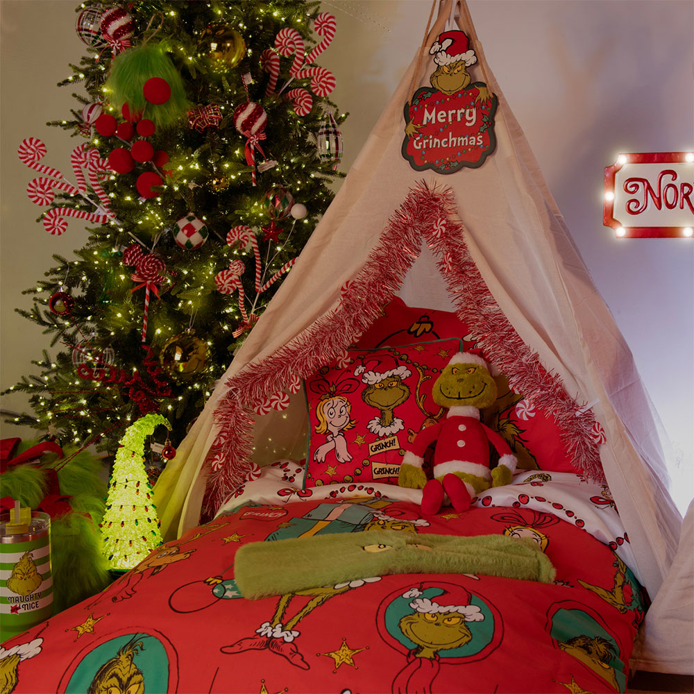 The Grinch Christmas Is Coming Cushion Image 2