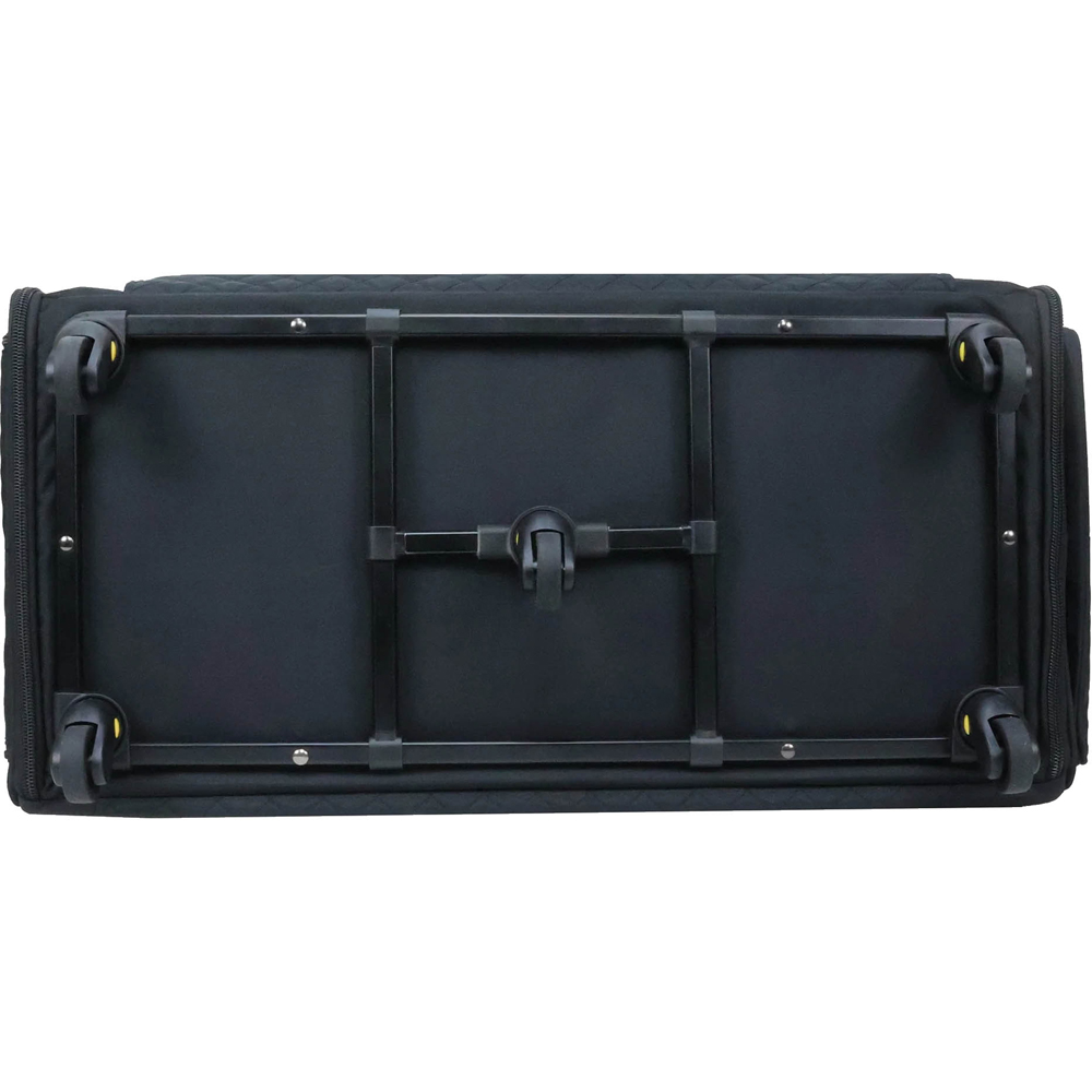 Everything Mary EVM14467-1 Quilted Black Collapsible Rolling Sewing Machine Case 71 x 35 x 36cm Image 3