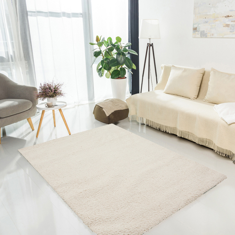 DS Living Cloud Luxe Plain Natural Rug 150 x 210cm Image 2