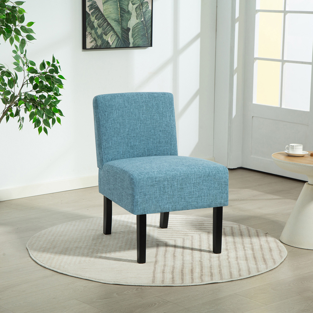 Artemis Home Elara Fabric Teal Accent Chair Image 5
