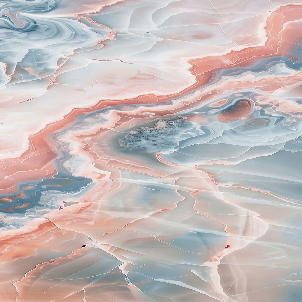 Splashbax Premium Artisan Onyx Summer Sky Acrylic Bathroom Wall Panel 2400 x 900mm Image 2