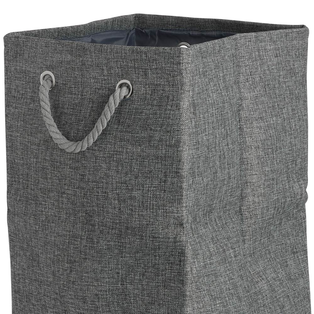 Wilko Grey Folding Laundry Bag Image 4