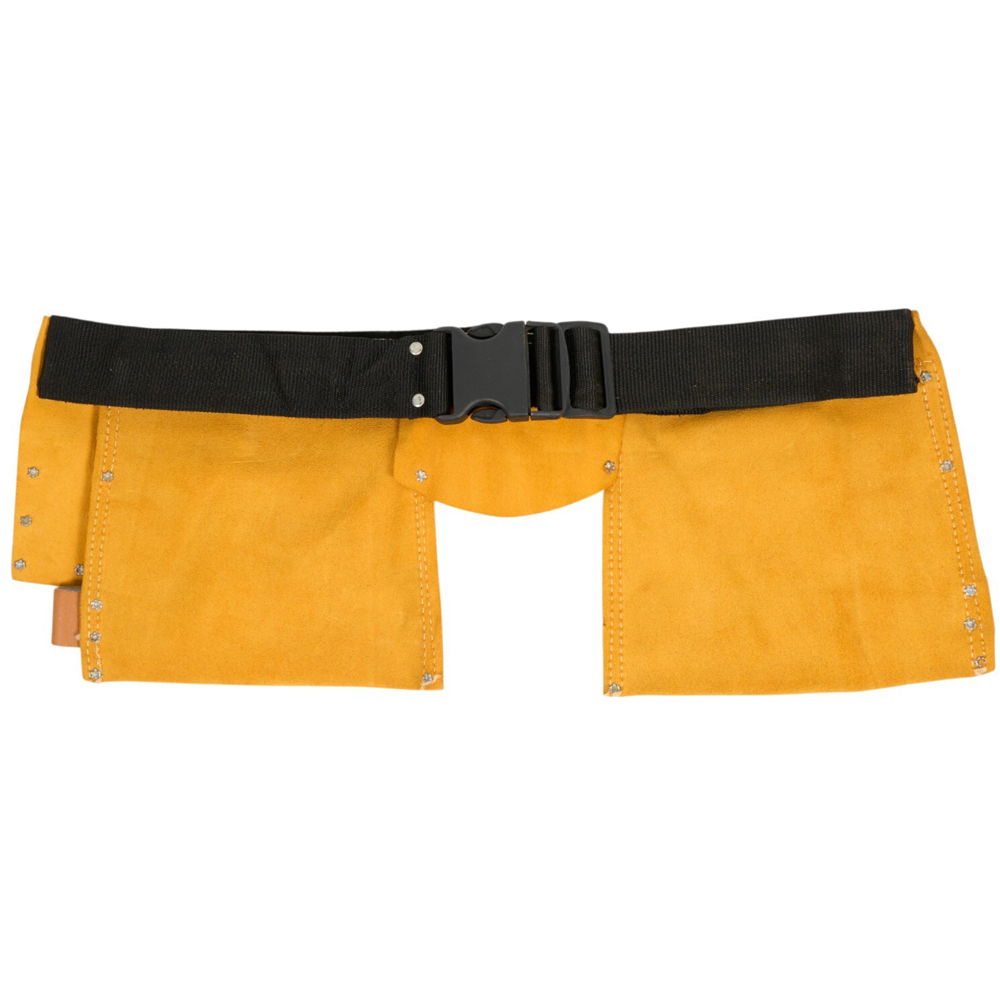 Saber Double Leather Finish Tool Pouch Yellow Image 8