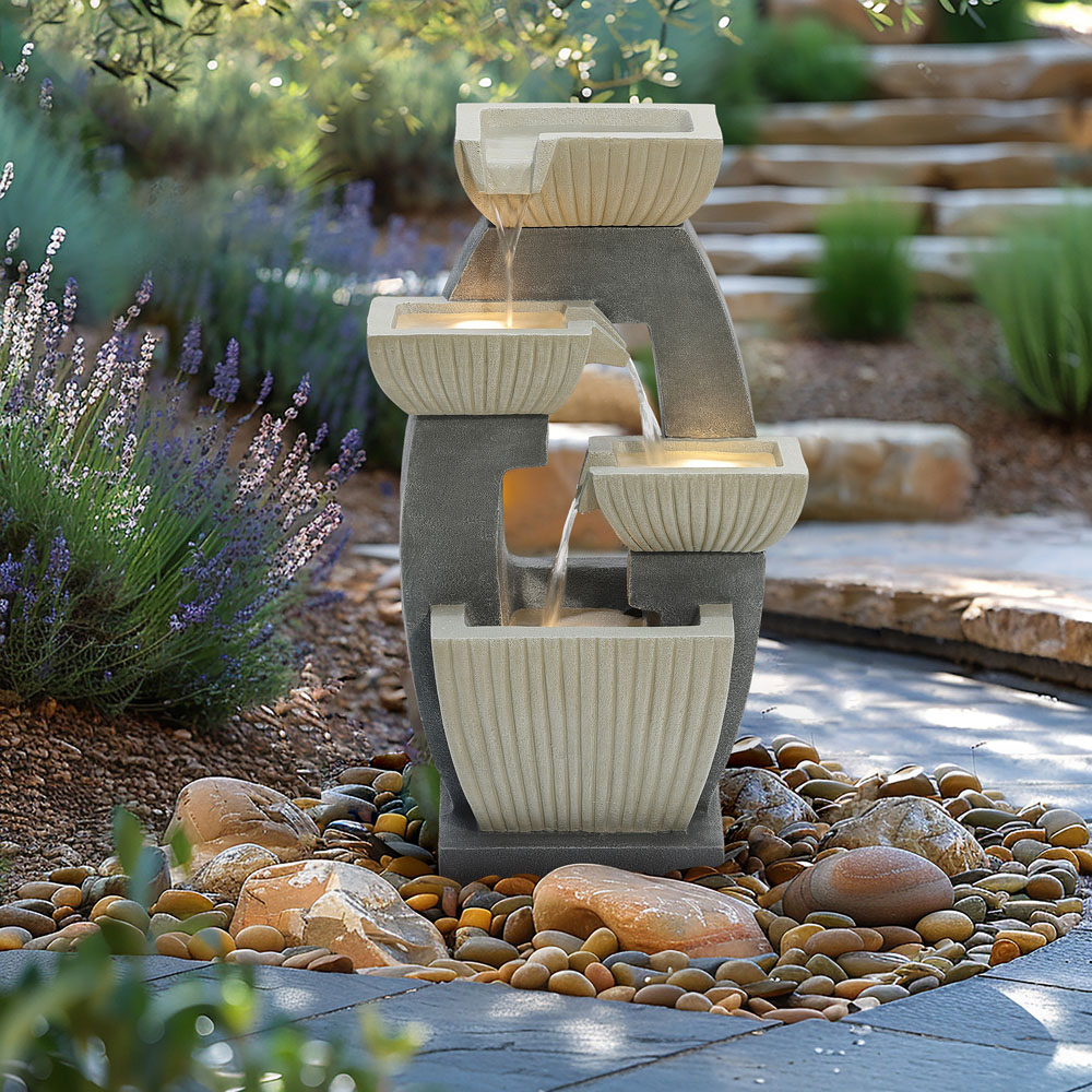 Charles Bentley Elbe Mains Powered Cascading Water Feature Image 2