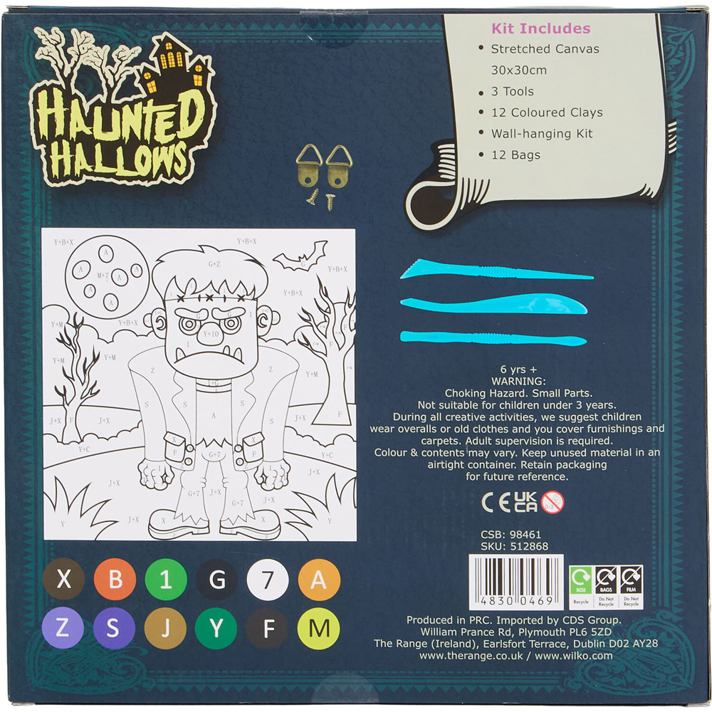 Halloween Clay By Numbers Kit Image 5