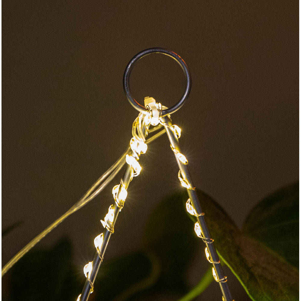 Samuel Alexander Warm White LED Light up Dewdrop Christmas 2D Star 30cm Image 4