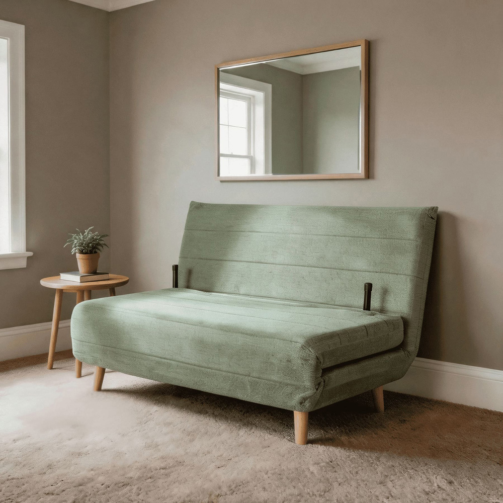 Home Source Lorena Double Green Sofa Bed Image 7