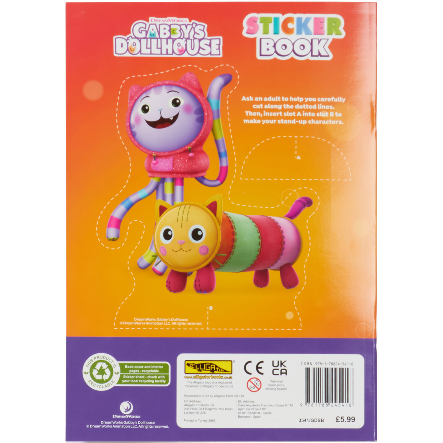 Gabbys Dollhouse Sticker Book Image 2