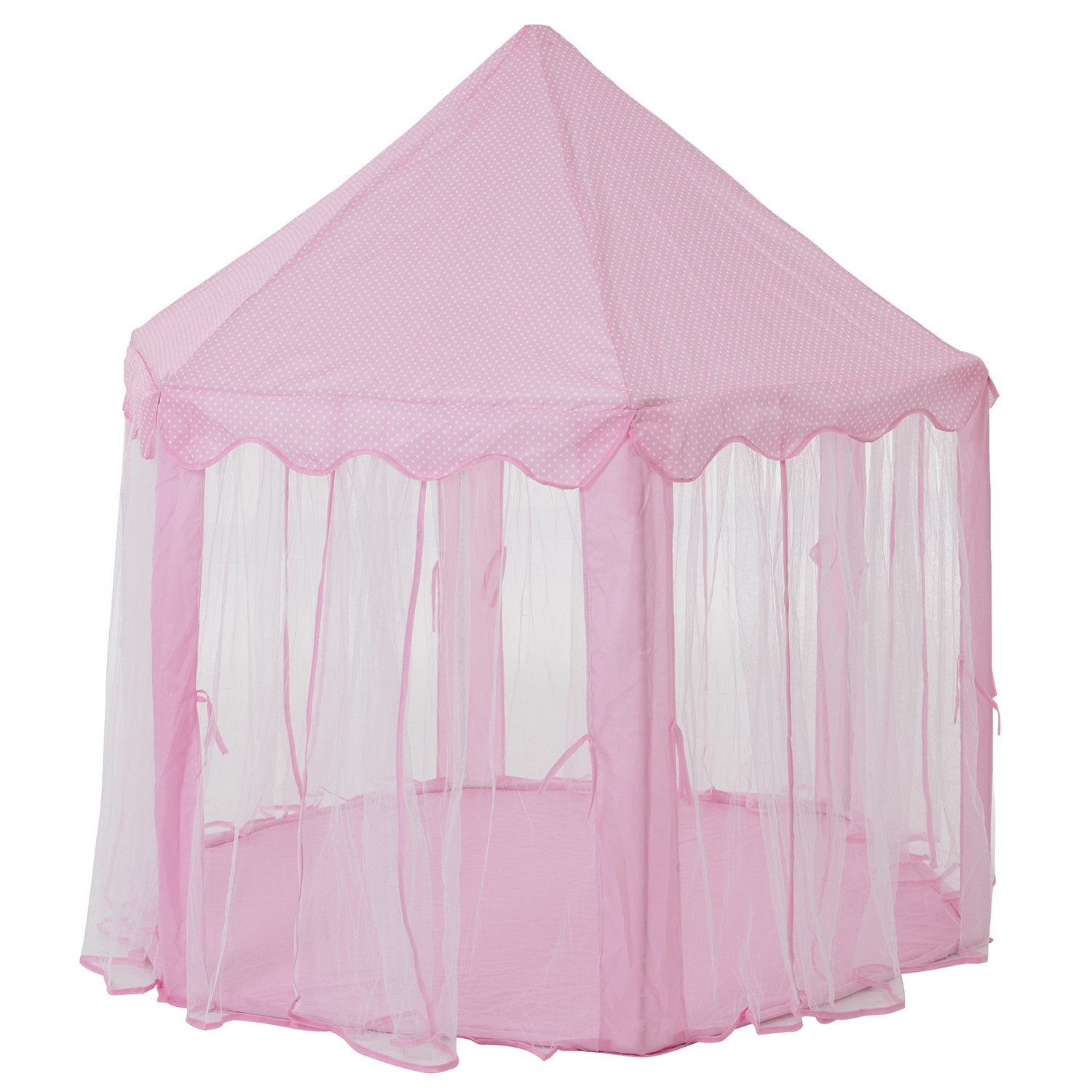 Princess Play Tent with Lights Pink Image 3