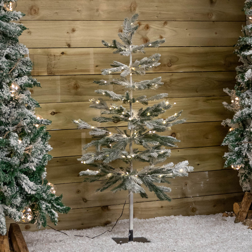 Samuel Alexander 150 Warm White LED Pine Needle Artificial Christmas Tree 4ft Image 9