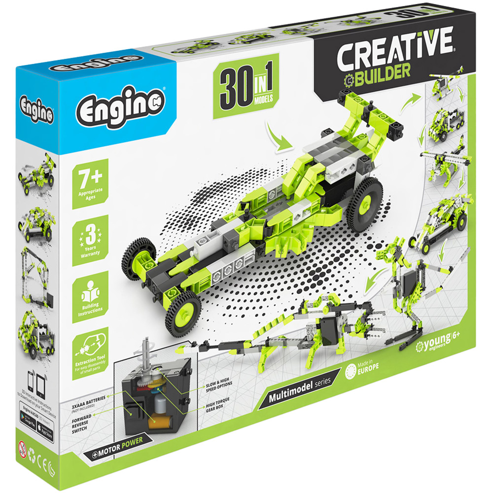 Engino Creative Builder 30 Models Motorized Set Image 1