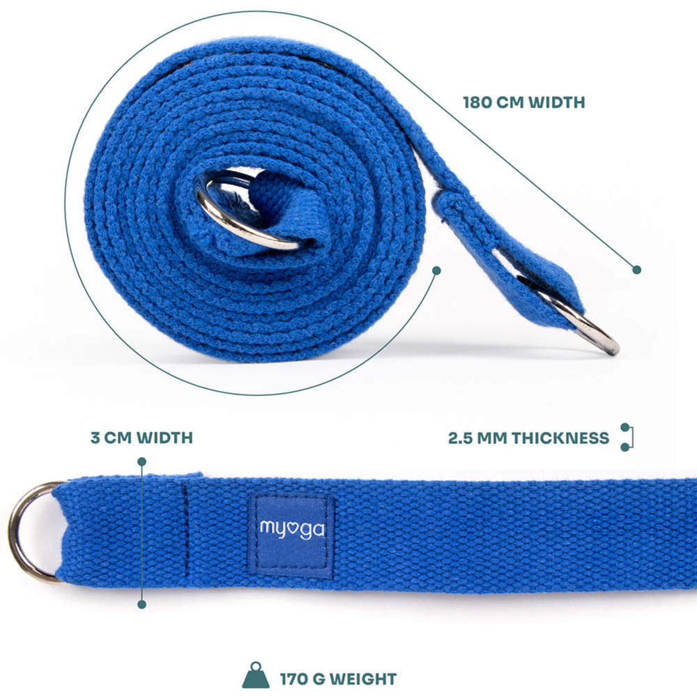 Myga Royal Blue Cork Block Pair with Strap Image 2