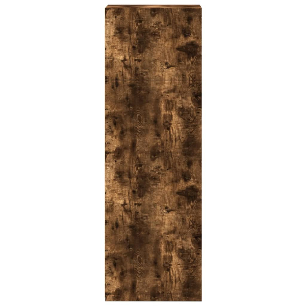 vidaXL 4 Shelf Smoked Oak Highboard Image 5