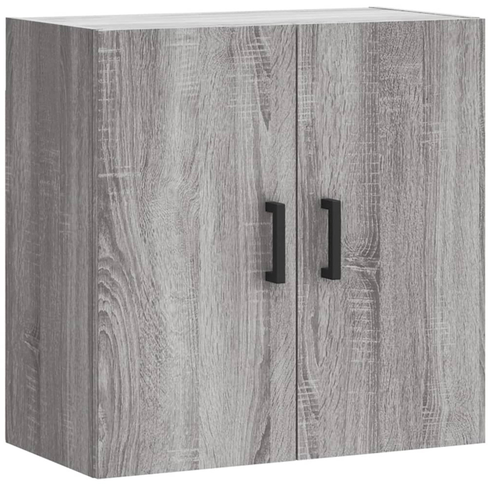 vidaXL 2 Door Grey Sonoma Oak Wall Cabinet Image 2