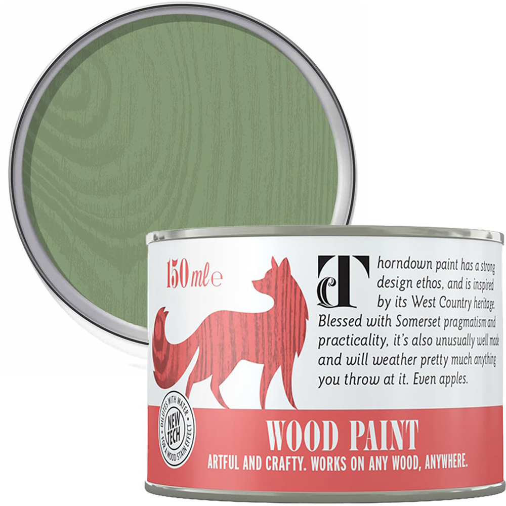 Thorndown Reed Green Satin Wood Paint 150ml Image 1