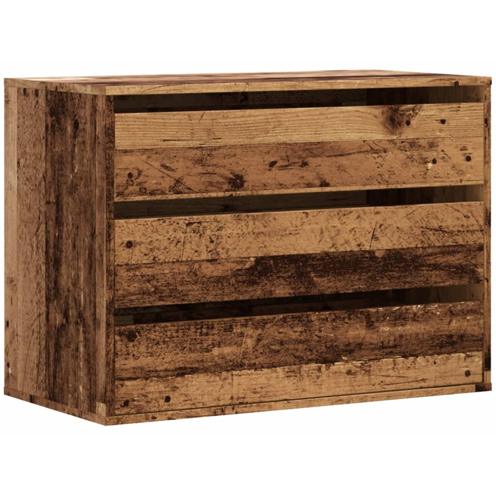 vidaXL Single Door 2 Shelf Sonoma Oak Wooden TV Cabinet Image 2