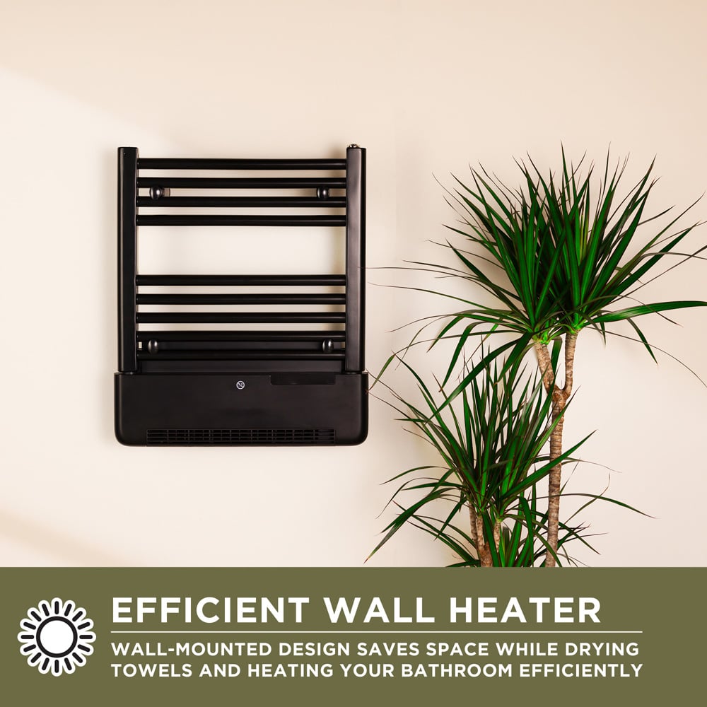 TCP 2 in 1 Tubular Towel Radiator 1000W Image 3